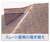 スレート屋根の葺き替え